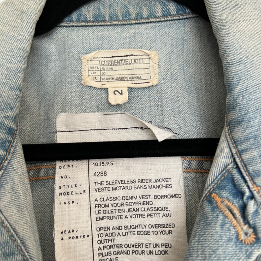Current Elliot Sleeveless Rider Jacket - Picture 4 of 6